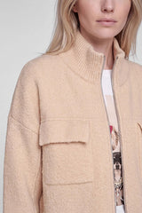 BOMBER JACKET STYLE CARDIGAN