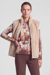 FLUFFY FAUX FUR VEST