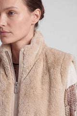 FLUFFY FAUX FUR VEST