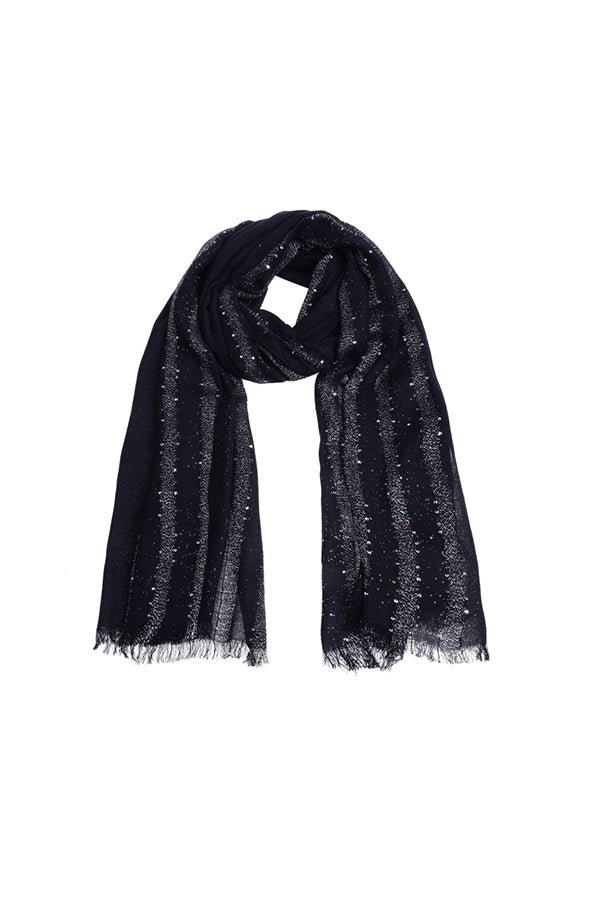 NIGHT BLUE SHINY SCARF