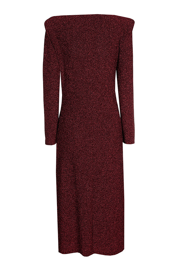 LUREX COMFORTABLE FITTED DRESS