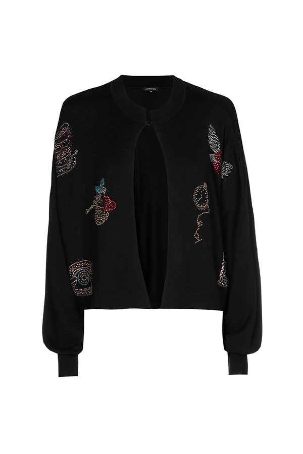 FANTASY STUDS SHORT CARDIGAN