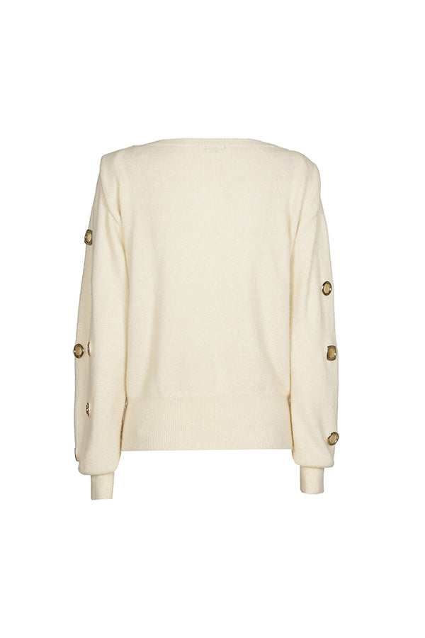 CHAMPAGNE BEIGE RING PULLOVER