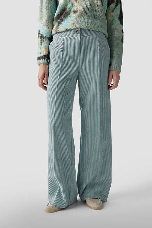 MINT GREEN CORDUROY TROUSERS