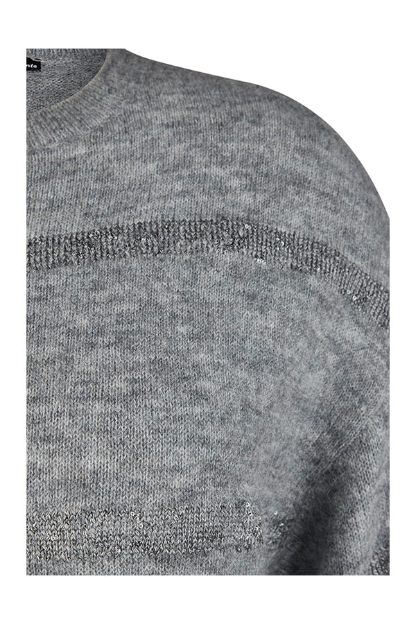 GREY SOFT WOOL SWEATER