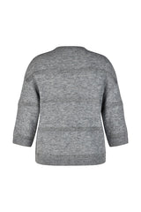 GREY SOFT WOOL SWEATER