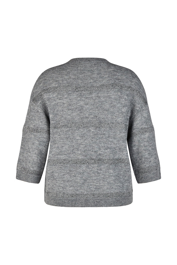 GREY SOFT WOOL SWEATER