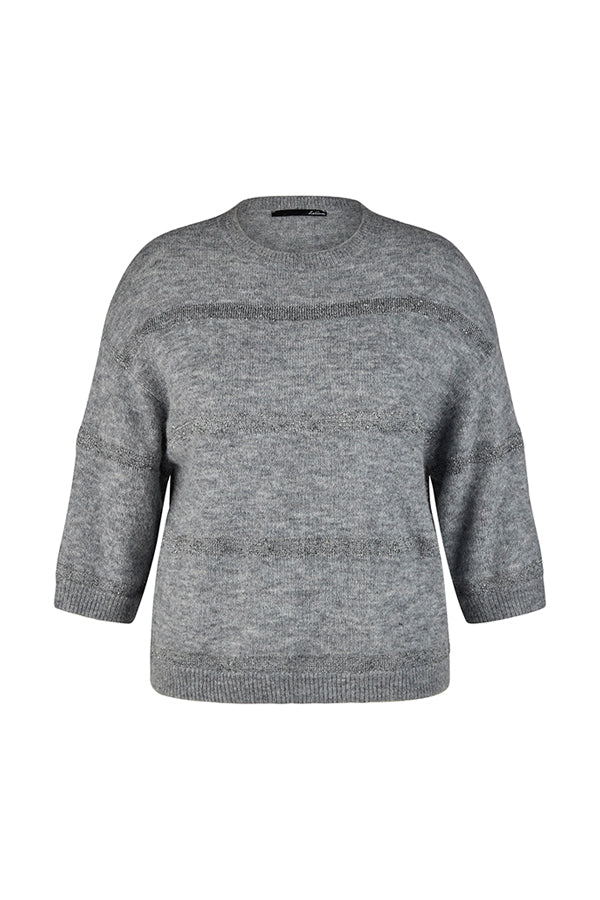 GREY SOFT WOOL SWEATER