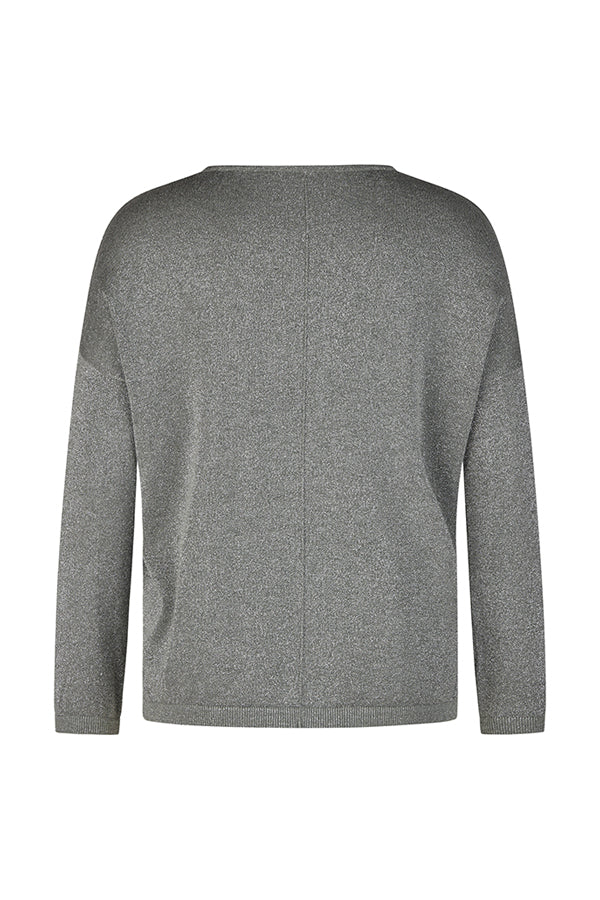 GREY SOFT WOOL PULLOVER