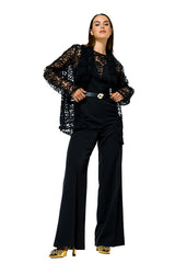 DECOLLETÉ EFFECT COMFORTABLE ELEGANT JUMPSUIT