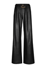 VEGAN LEATHER COMFORTABLE TROUSERS