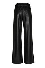 VEGAN LEATHER COMFORTABLE TROUSERS