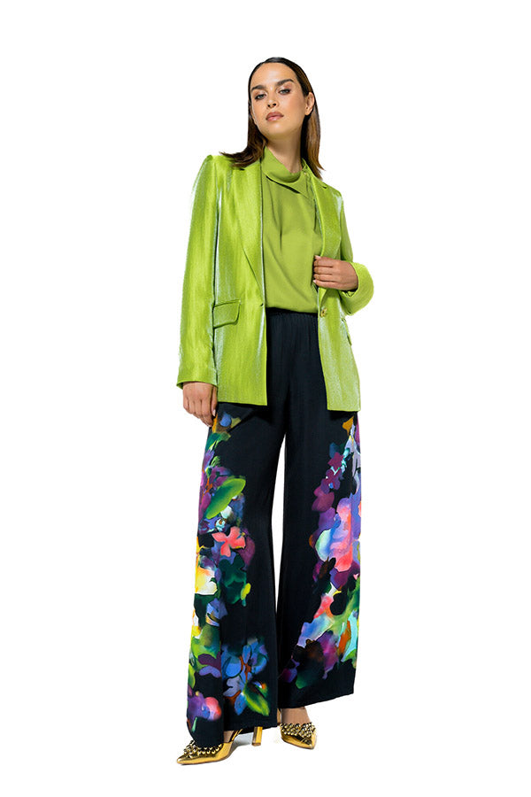 AQUARELLE PALAZZO TROUSERS