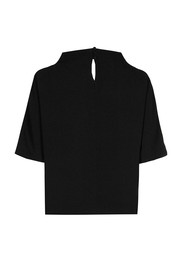 FLORAL EFFECT LOOSE-FITTING TOP