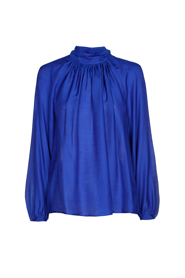 PLEAT EFFECT LOOSE-FITTING TOP