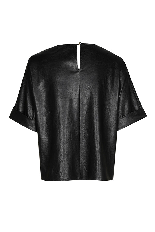 VEGAN LEATHER COMFORTABLE TOP