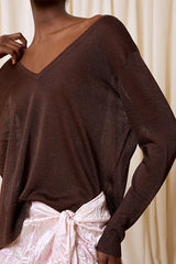 CHOCOLATE EMBER PULLOVER