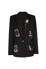 STRAIGHT-FITTING COMFORTABLE BLAZER