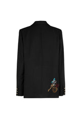 STRAIGHT-FITTING COMFORTABLE BLAZER