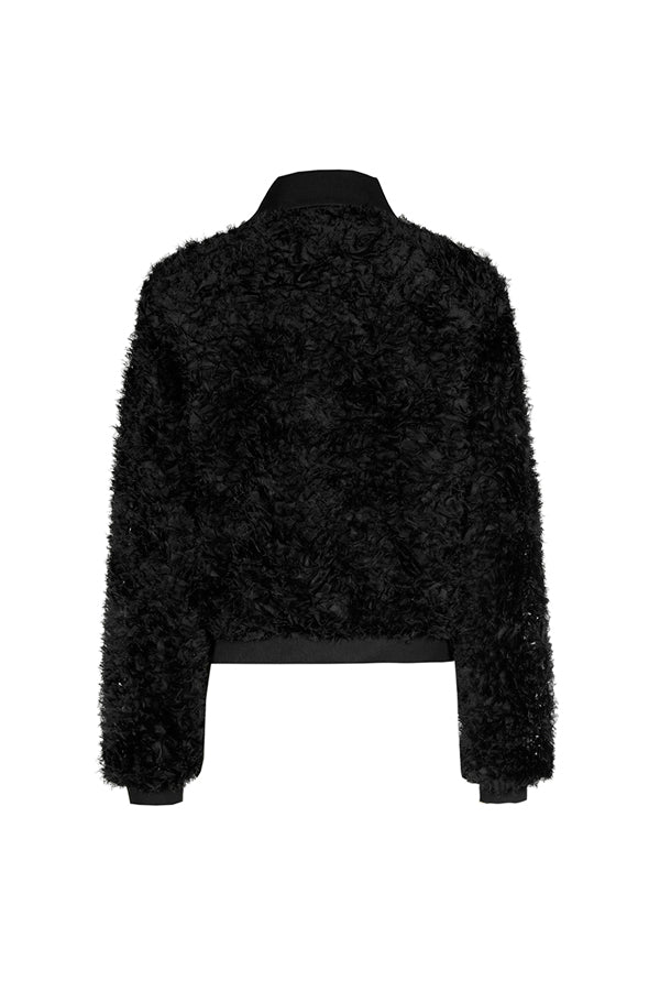 FUN TEXTURE BOMBER JACKET