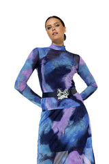 TULLE SLIGHTLY FITTED TOP