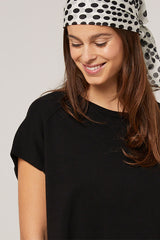 OVERSIZED SHORT-SLEEVE SWEATER