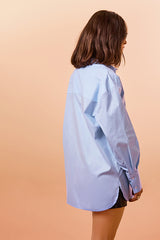 LIGHT BLUE OVERSIZED SHIRT