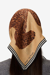 OURS WOOL SQUARE SCARF