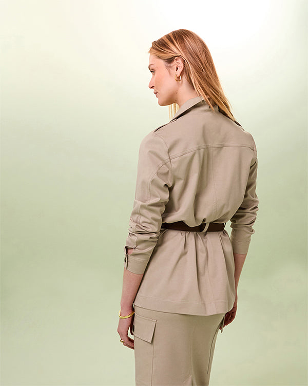 BEIGE SAHARIENNE JACKET