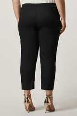 RECITA STRETCH SATIN CROPPED TROUSERS