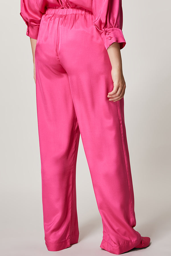 REMI FLUID VISCOSE TWILL PALAZZO TROUSERS