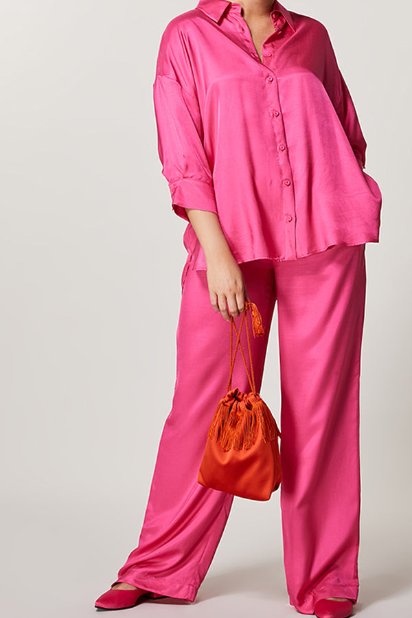 48 VISCOSE DBL PLEATED TROUSER ピンク AMIRI(REMI FLUID 48 VISCOSE DBL PLEATED TROUSER ピンク AMIRI(REMI FLUID