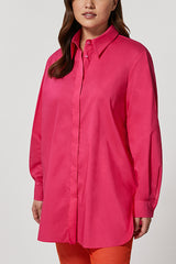 FULVIA COTTON POPLIN LONG SHIRT