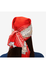 MAPPEMONDE RED 100 SQUARE