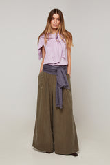 SILK ROUND NECK TWIN SET