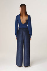 WIDE LEG DENIM JEANS