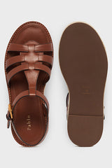 DUNE LEATHER ESPADRILLE SANDALS