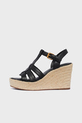 ALICE LEATHER WEDGE SANDALS