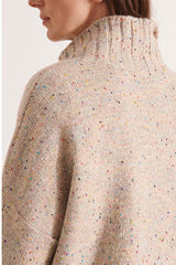 ABIME12 HEATHER KNITTED SWEATER