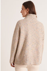 ABIME12 HEATHER KNITTED SWEATER