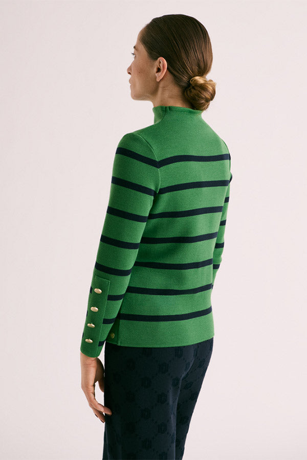 ACCORDER JACQUARD KNIT SWEATER