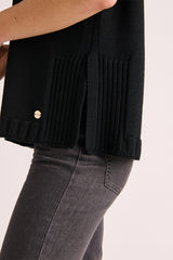 ADELAIDE1927 BLACK MILANO KNIT GILET