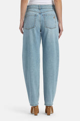 AGELLO BARREL-LEG JEANS
