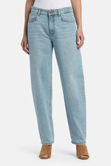AGELLO BARREL-LEG JEANS