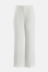 ALRO OFF WHITE STRAIGHT TROUSERS