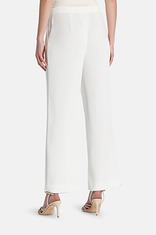 ALRO OFF WHITE STRAIGHT TROUSERS