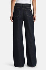 ALMANACCO BLUE WIDE-LEG SAILOR JEANS