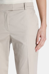 ALPACA BEIGE CIGARETTE TROUSERS