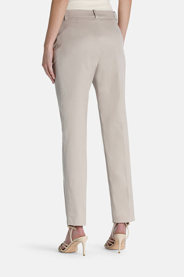 ALPACA BEIGE CIGARETTE TROUSERS