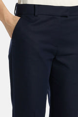 ALPACA DARK BLUE CIGARETTE TROUSERS